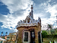 Barcelona — Antoni Gaudí's Park Güell, January 2018